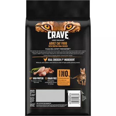 Product Crave High Protein Adult Dry Cat Food - Grain Free, Chicken