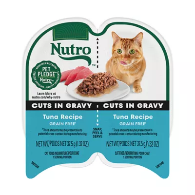 Product Nutro Perfect Portions Cuts in Gravy Adult Wet Cat Food - Non-GMO, Grain Free, 2.64 oz