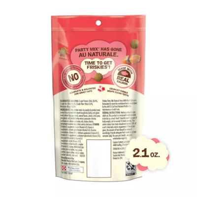 Product Purina® Friskies® Party Mix Natural Yums Adult Cat Treats - Salmon, Natural, No Artificial Colors