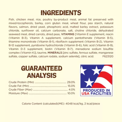 Product Purina® Friskies® Party Mix Natural Yums Adult Cat Treats - Salmon, Natural, No Artificial Colors