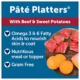 Product Bil-Jac® Pate Platters Adult Wet Dog Food - Grain Free, Beef & Sweet Potatoes, 13 oz