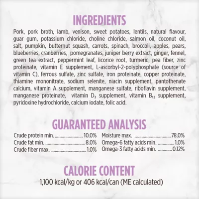 Product Nutrience® Grain Free Adult Dog Food - Lamb, Pork and Venison Pate