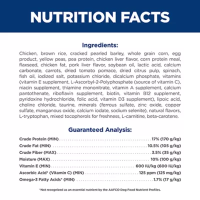 Product Hill's® Science Diet® Senior Vitality 7+ Senior Dry Dog Food - Chicken & Rice