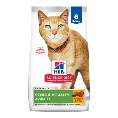 Product Hill's® Science Diet® Senior Vitality Adult Senior 7+ Dry Cat Food - Chicken