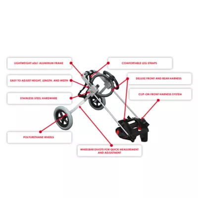 Product Best Friend Mobility Rear Support Dog Wheelchair