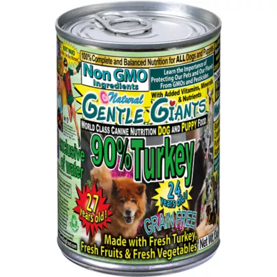 Product Gentle Giants All Life Stages Wet Dog Food - Natural, Non GMO, 13 Oz Turkey