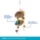 Product All Living Things® Coconut Hut Bird Toy