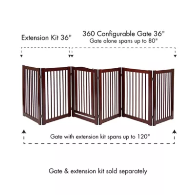Product Primetime Petz 360 Configurable 2-Panel Extension Pet Gate
