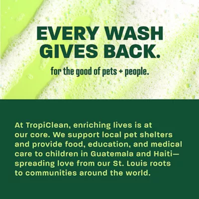 TropiClean® Lime Coconut DeSheding Dog Shampoo