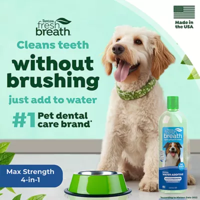Product TropiClean® Fresh Breath® Max Strength Dental Water Additive for Dogs