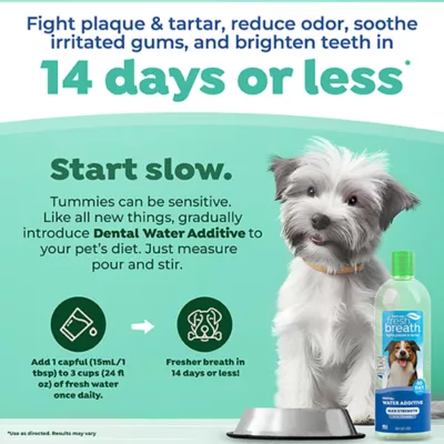 Product TropiClean® Fresh Breath® Max Strength Dental Water Additive for Dogs