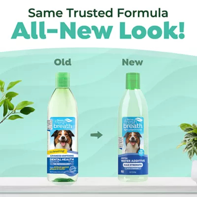 Product TropiClean® Fresh Breath® Max Strength Dental Water Additive for Dogs