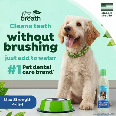 Product TropiClean® Fresh Breath® Max Strength Dental Water Additive for Dogs