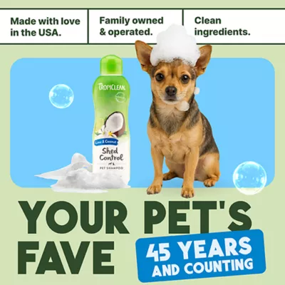 Product TropiClean® Lime & Cocoa Butter DeShedding Dog Conditioner