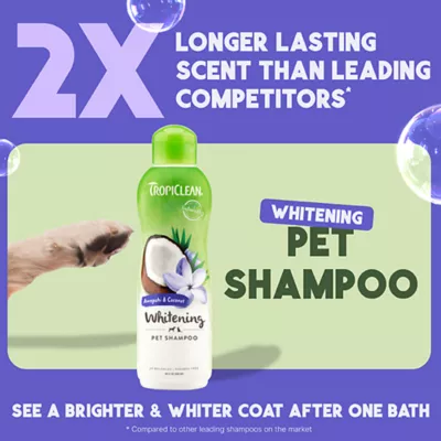 Product TropiClean® Awapuhi & Coconut Whitening Dog Shampoo