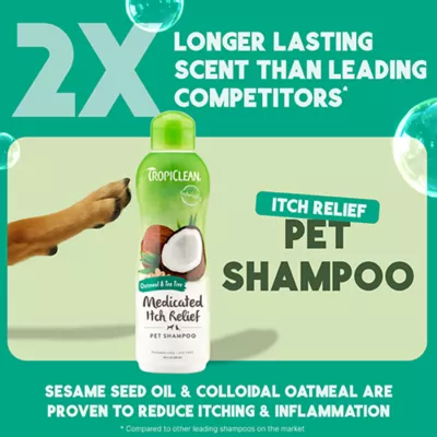 Product TropiClean® Medicated Oatmeal & Tea Tree Dog Shampoo