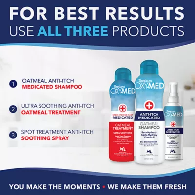 Product TropiClean® Oxy-Med® Medicated Oatmeal Dog Shampoo