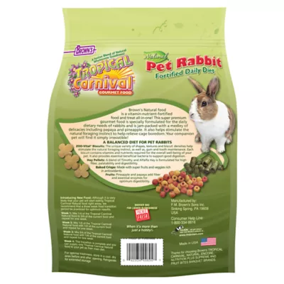 Product Brown's® Tropical Carnival® Natural Rabbit Food