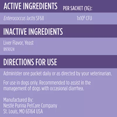Product Purina® Pro Plan® Veterinary Supplements FortiFlora-Probiotic Powder Supplement for Dogs - 30 Count