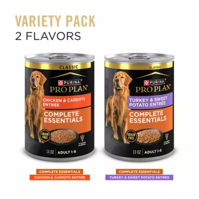 Product Purina® Pro Plan Complete Essentials Adult Wet Dog Food - Grain Free, Variety Pack, 13 Oz, 12 Count