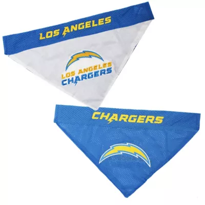 Product Pets First Los Angeles Chargers NFL Reversible Pet Bandana