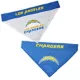 Product Pets First Los Angeles Chargers NFL Reversible Pet Bandana