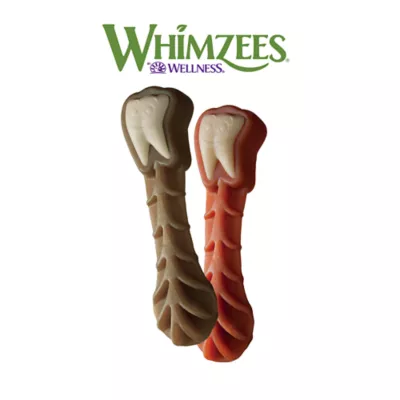 Product WHIMZEES Brushzees Dental Dog Treat - Natural, Grain Free, 1 Count