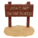 Product Top Fin® "Don't Tap on the Glass" Aquarium Ornament