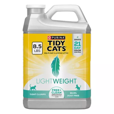 Product Purina® Tidy Cats® Lightweight Free & Clean Natural Multi Cat Clumping Clay Cat Litter - Unscented