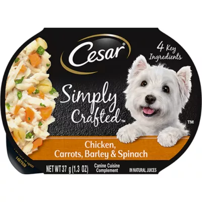 Product Cesar® Simply Crafted  Adult Wet Dog Food & Meal Topper - Grain Free, 1.30 Oz.