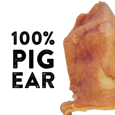 Product Dentley's® Nature's Chews Small Pig Ear Dog Chew - 1 lb