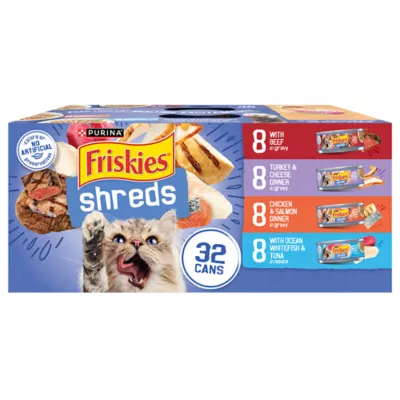 Product Friskies® Shreds Adult Cat Wet Food - Variety Pack, 5.5 Oz