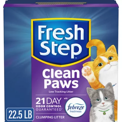 Product Fresh Step Clean Paws Multi-Cat Litter With Febreze Freshness, Box, 22.5 LB