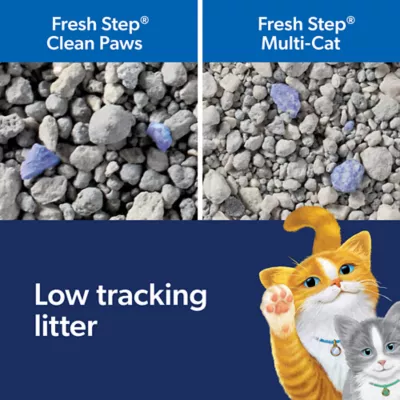 Product Fresh Step Clean Paws Multi-Cat Litter With Febreze Freshness, Box, 22.5 LB