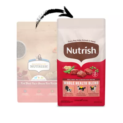 Product Rachael Ray Nutrish Whole Health Blend Adult Dry Dog Food - Beef, Pea, Brown Rice