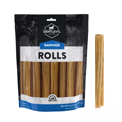 Product Dentley's® Extra Tough 5" Rawhide Rolls Dog Chew - 20 Count