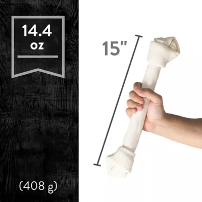 Product Dentley's® Traditional 7" Rawhide Knotted Bone Dog Chew