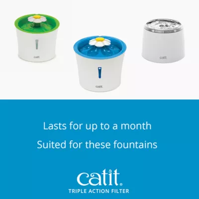 Product Catit® Flower Cat Triple Action Drinking Fountain Filters - 2 Pack