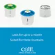 Product Catit® Flower Cat Triple Action Drinking Fountain Filters - 2 Pack
