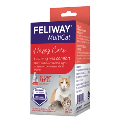 Product Feliway® MultiCat Calming Diffuser - Anxiety/Stress Relief for Cats - 2x 48mL 30 Day Refill