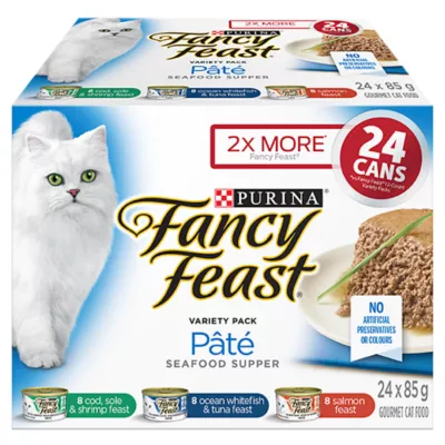 Product Fancy Feast Pâté Wet Cat Food Variety Pack, 12 Count