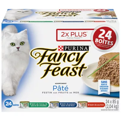 Product Fancy Feast Pâté Wet Cat Food Variety Pack, 12 Count