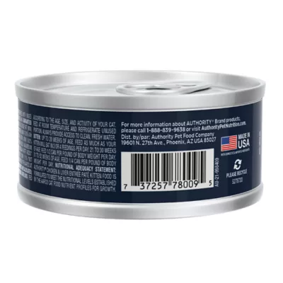 Product Authority® Everyday Health Kitten Cat Wet Food - 5.5 Oz, Pate, With-Grain
