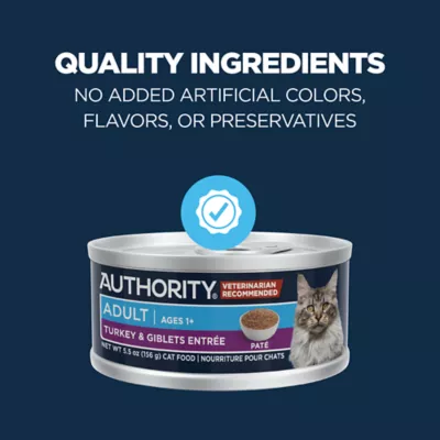 Product Authority® Everyday Health Adult Cat Wet Food - 5.5 Oz, Pate, With-Grain