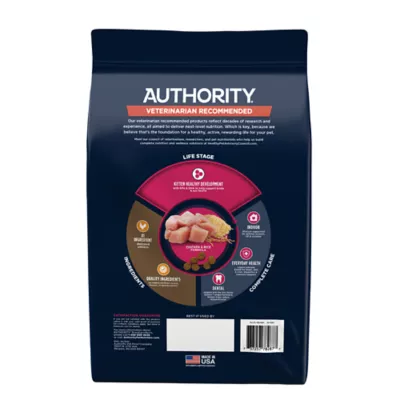 Product Authority® Everyday Health Indoor Kitten Cat Dry Food - Chicken & Rice, With-Grain