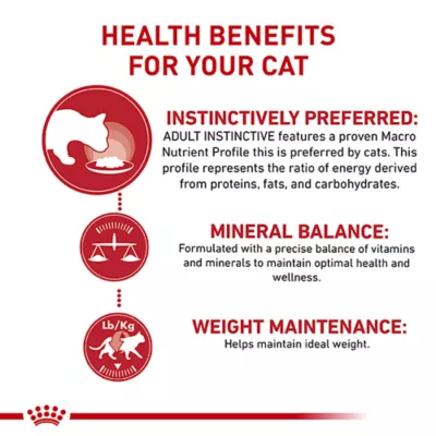 Product Royal Canin Feline Adult Wet Cat Food, Health Nutrition Instinctive - Chunks in Gravy, 3 oz
