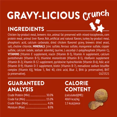 Product Purina® Friskies® Party Mix Adult Crunchy Cat Treats -Gravy-licious, 20oz