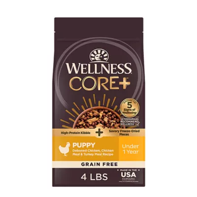 Product Wellness CORE+ Kibble + Freeze Dried Puppy Dry Dog Food - Grain Free, Chicken