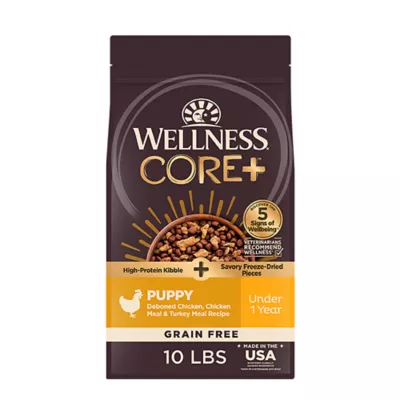 Product Wellness CORE+ Kibble + Freeze Dried Puppy Dry Dog Food - Grain Free, Chicken