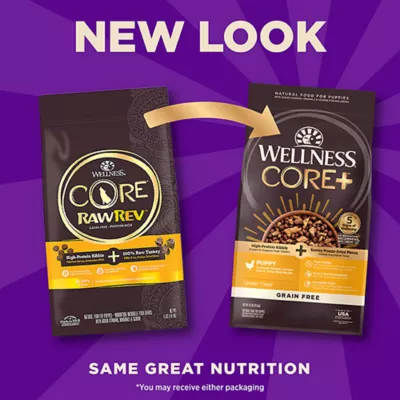 Product Wellness CORE+ Kibble + Freeze Dried Puppy Dry Dog Food - Grain Free, Chicken